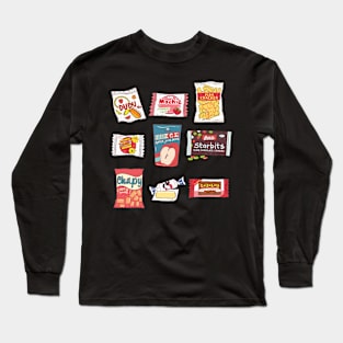 Filipino Snacks, Pinoy Food Shirt Long Sleeve T-Shirt